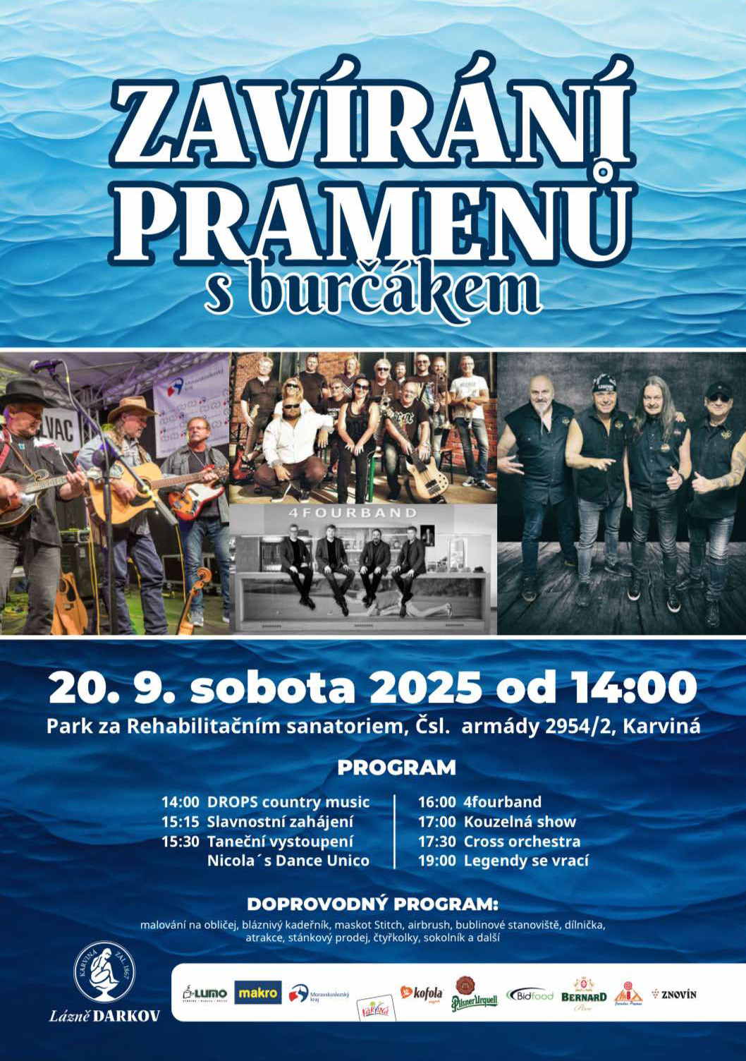 Zavírání pramenů s burčákem